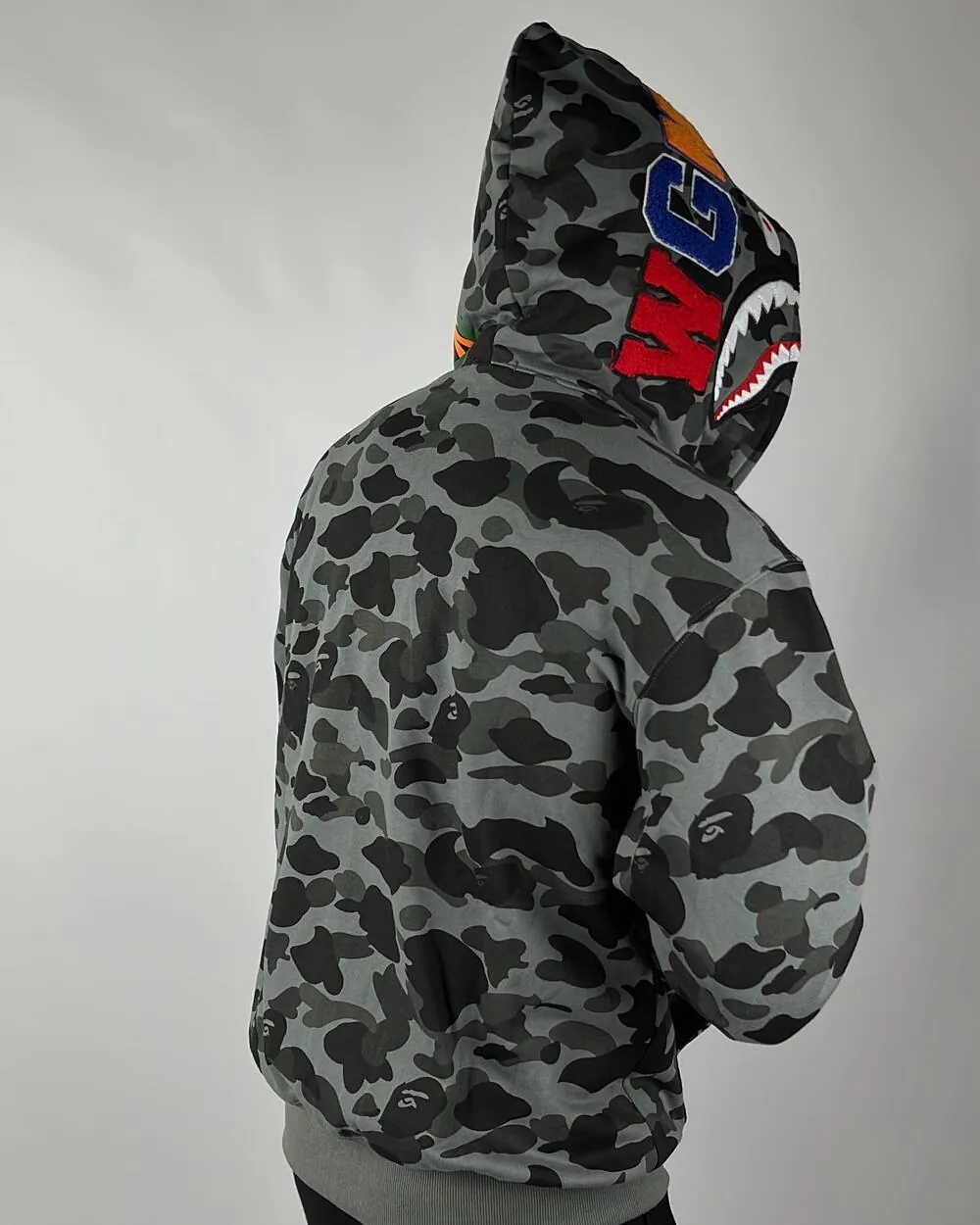 Зіп Худі Bape Camo Shark 3356