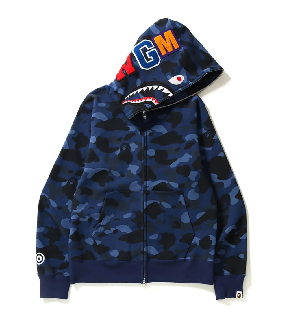 Зіп Худі Bape Camo Shark 3356