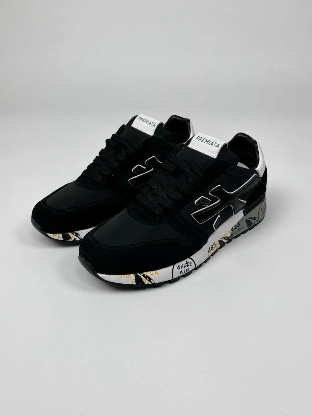 Premiata. Mick. 5698 Black Suede
