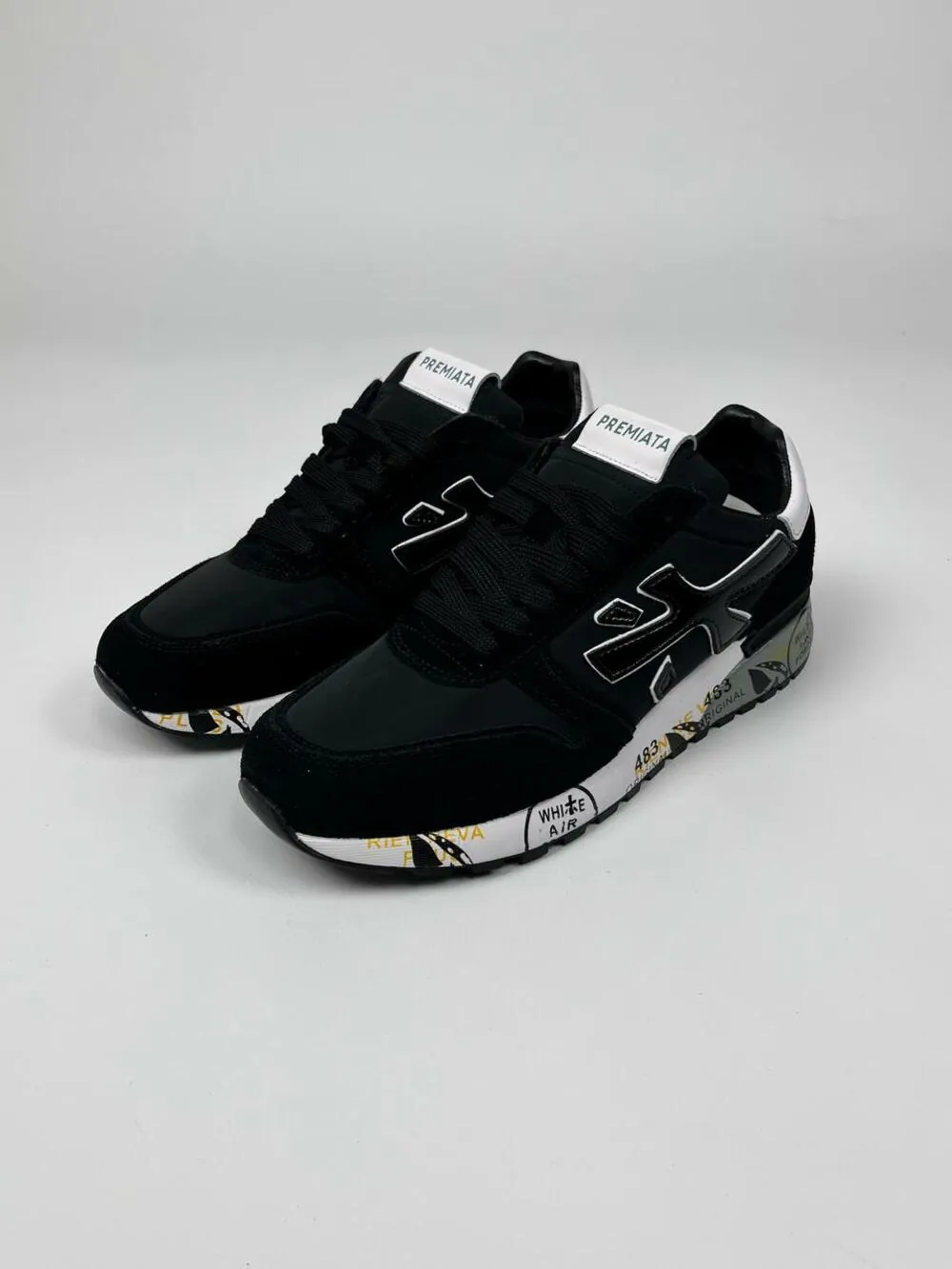 Premiata. Mick. 5698 Black Suede