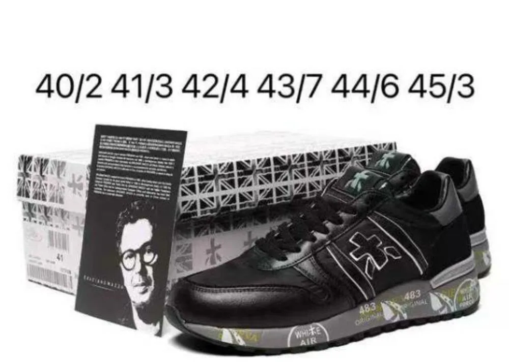Premiata. Lander. 5701 Black Leather