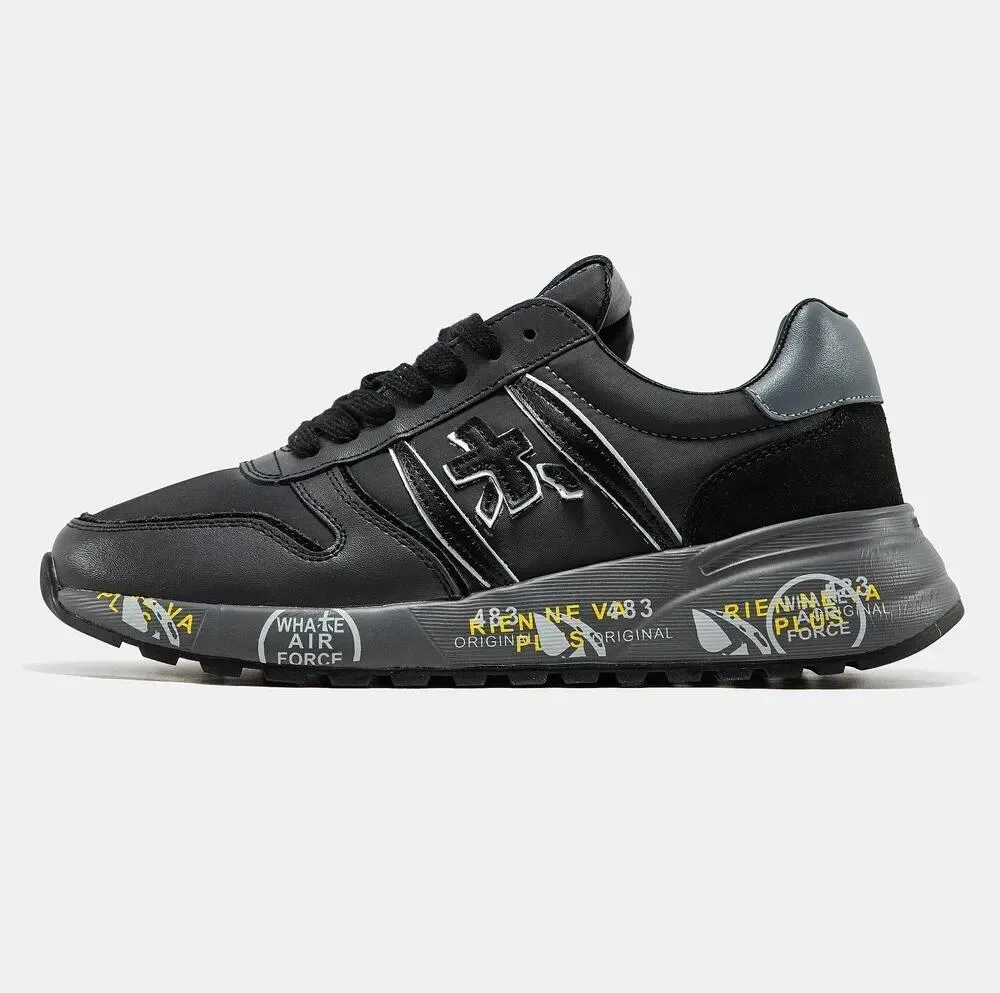 Premiata. Lander. 5701 Black Leather