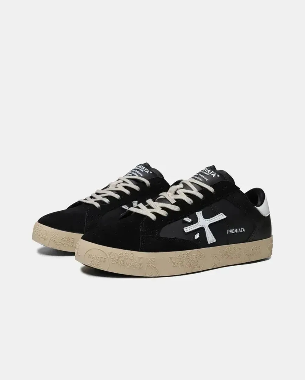 Premiata. Steven. 5705 Black White