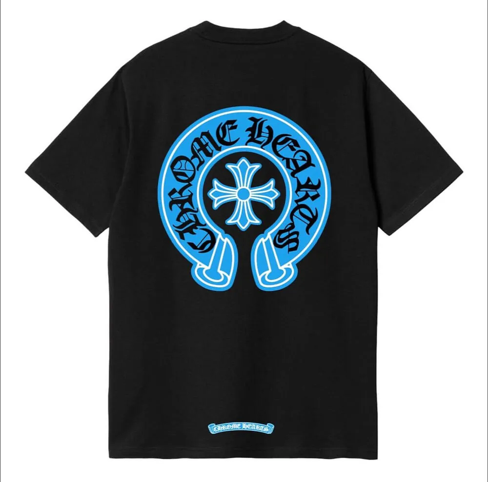 Футболка Chrome Hearts Blue Logo