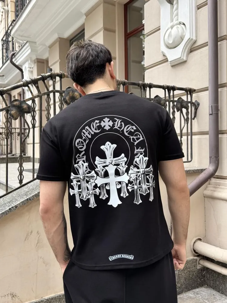Футболка Chrome Hearts Vertical Logo