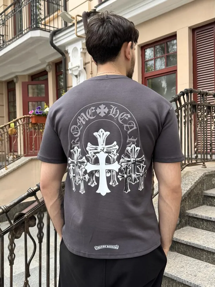 Футболка Chrome Hearts Vertical Logo