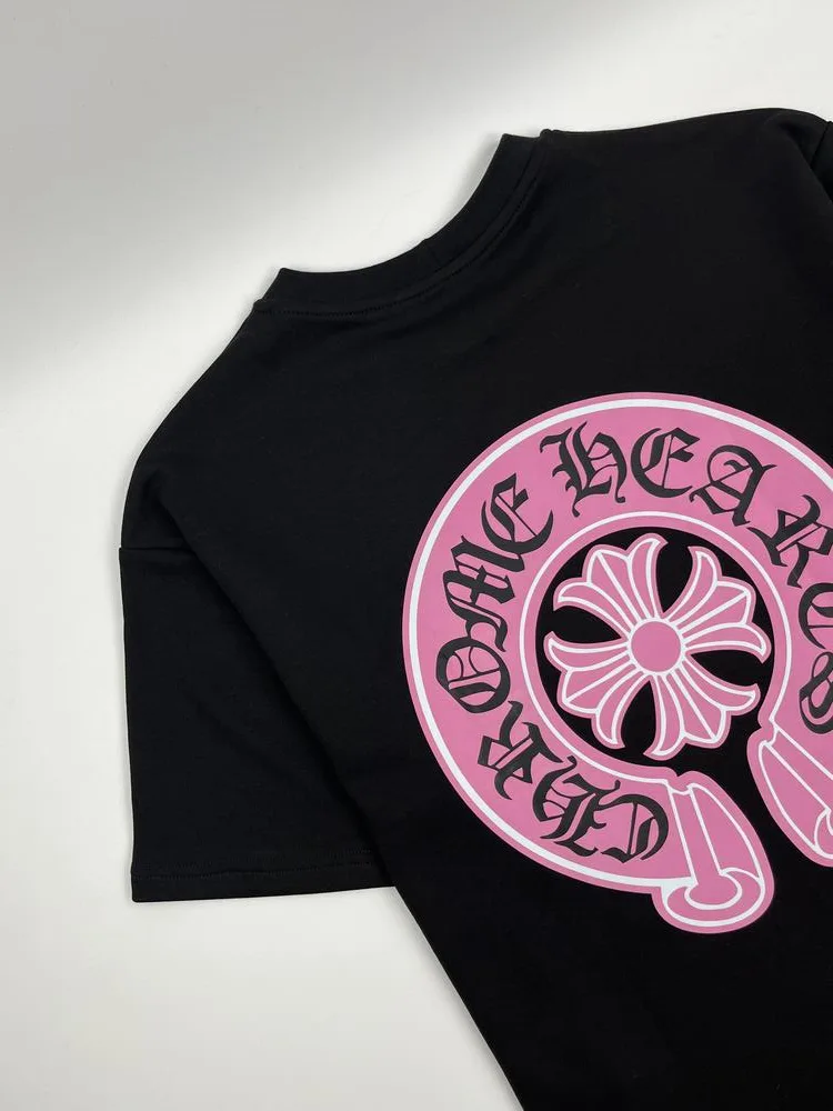 Футболка Chrome Hearts Pink Logo
