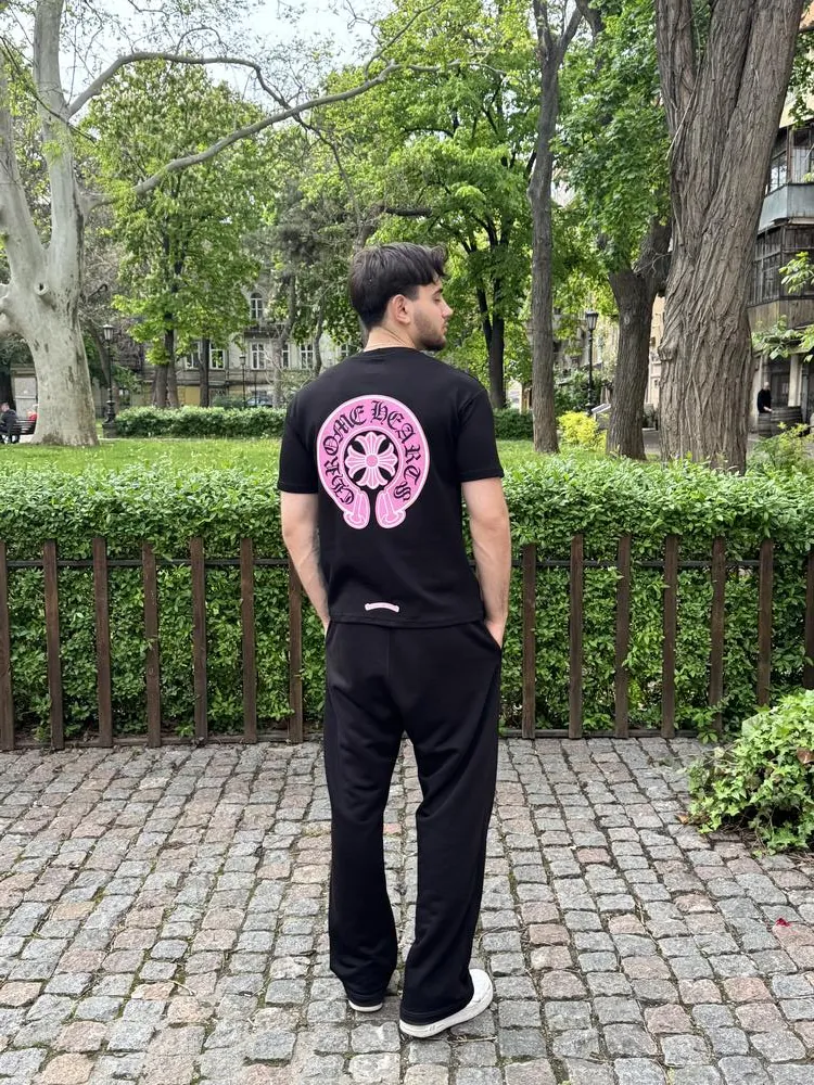 Футболка Chrome Hearts Pink Logo