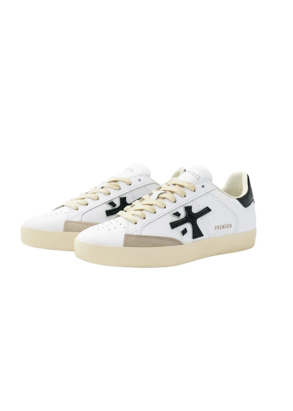 Premiata. Steven. 5536 White-Black Gloss