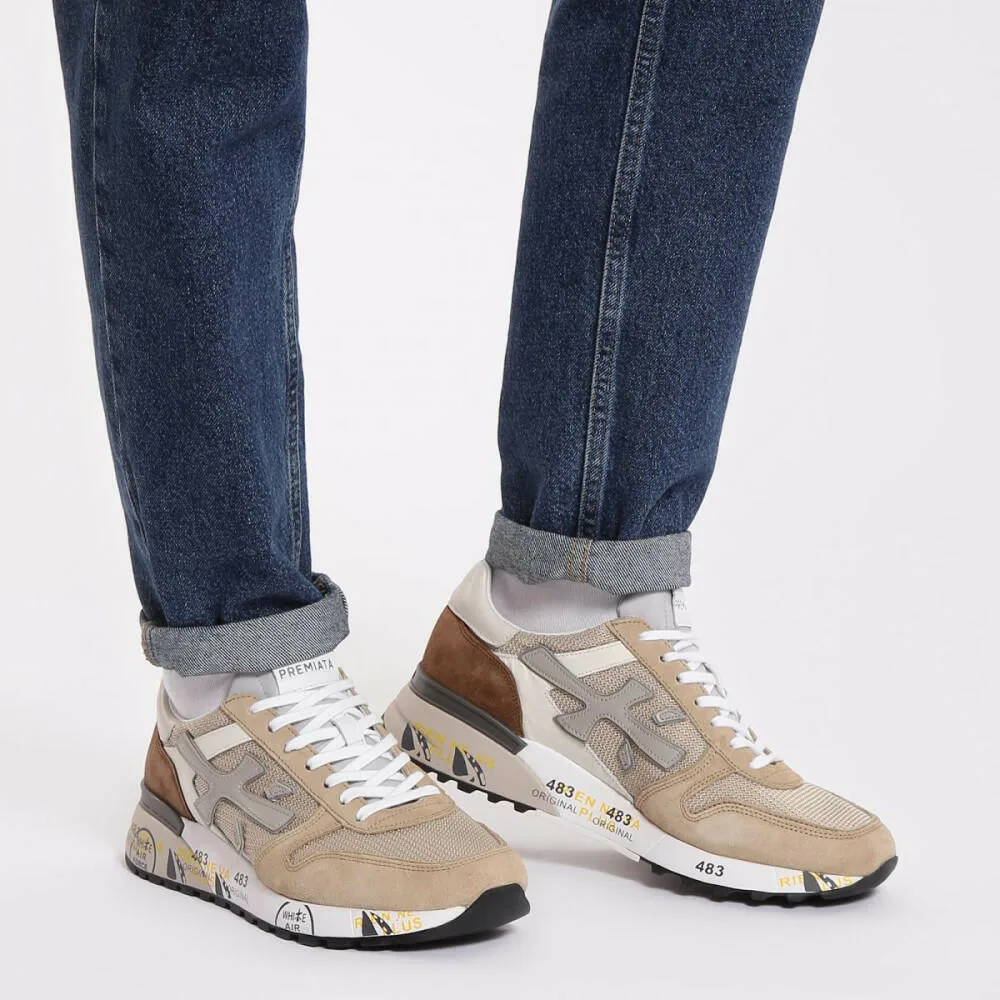 Premiata. Mick. 5697 White-Brown