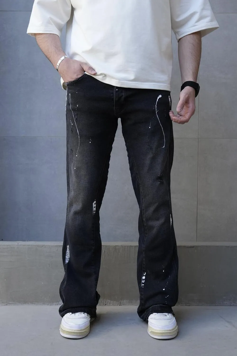 Flared jeans