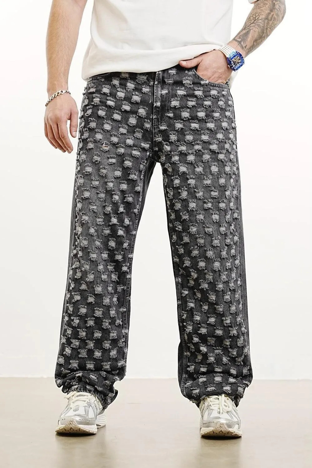 Checkerboard Jeans
