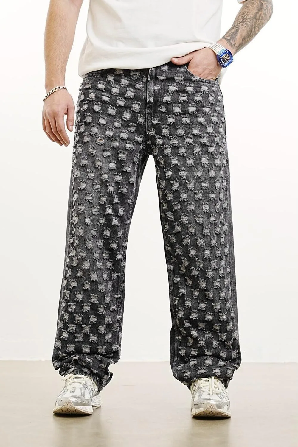 Checkerboard Jeans