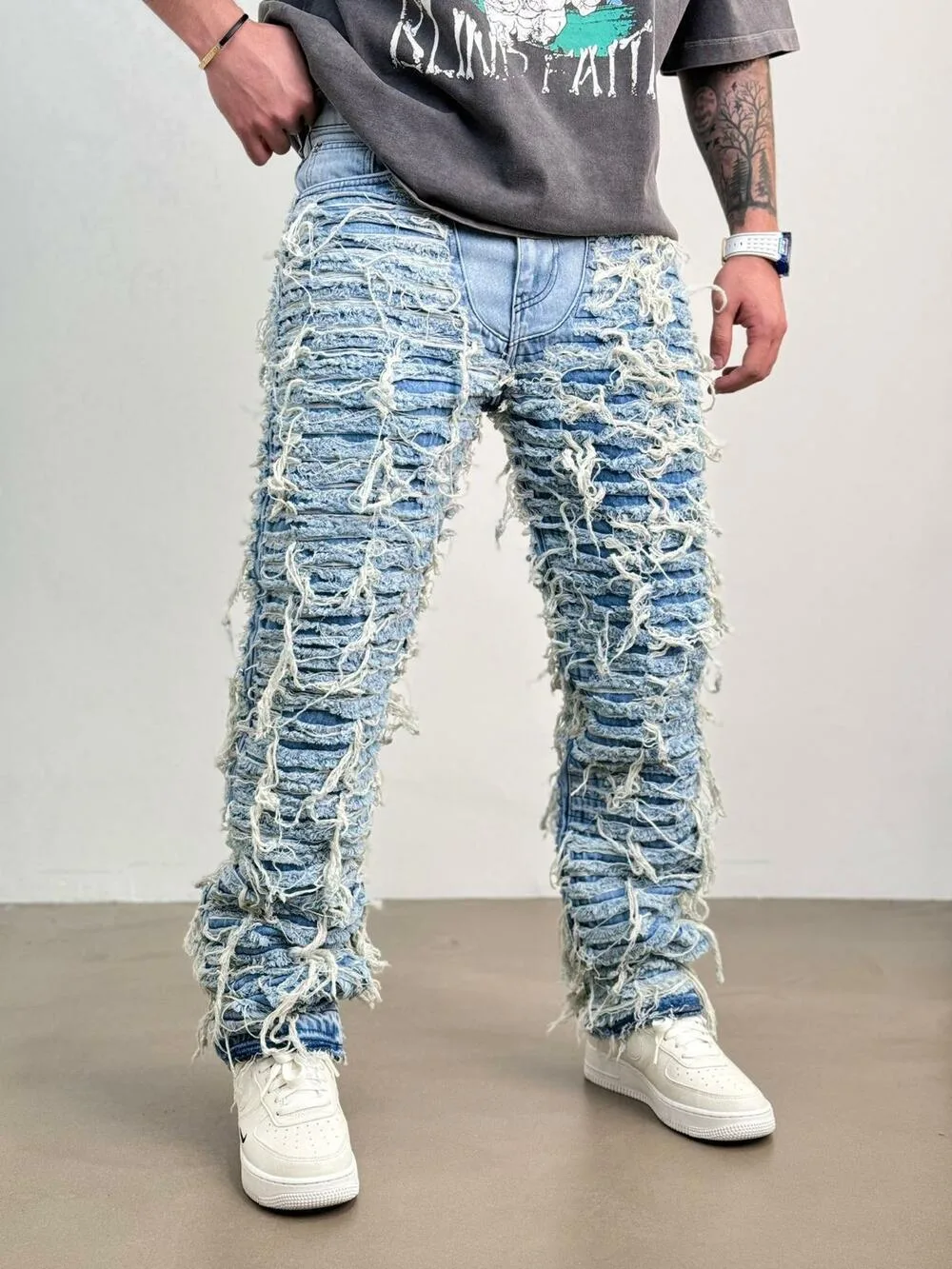 Distressed Swag Pants
