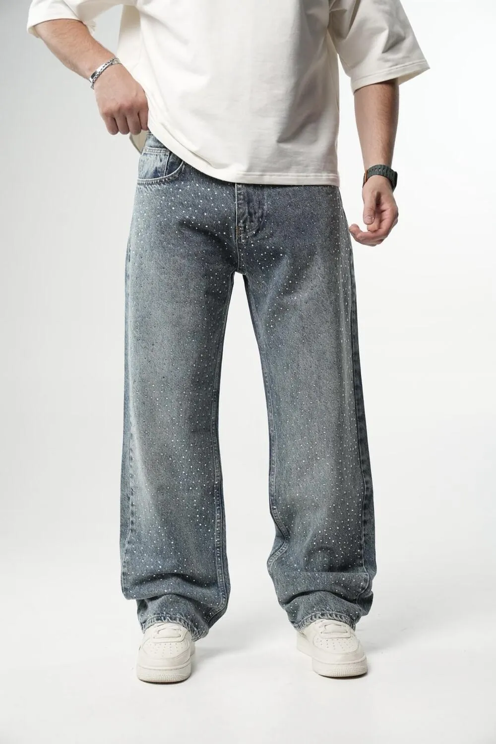 Rhinestones jeans