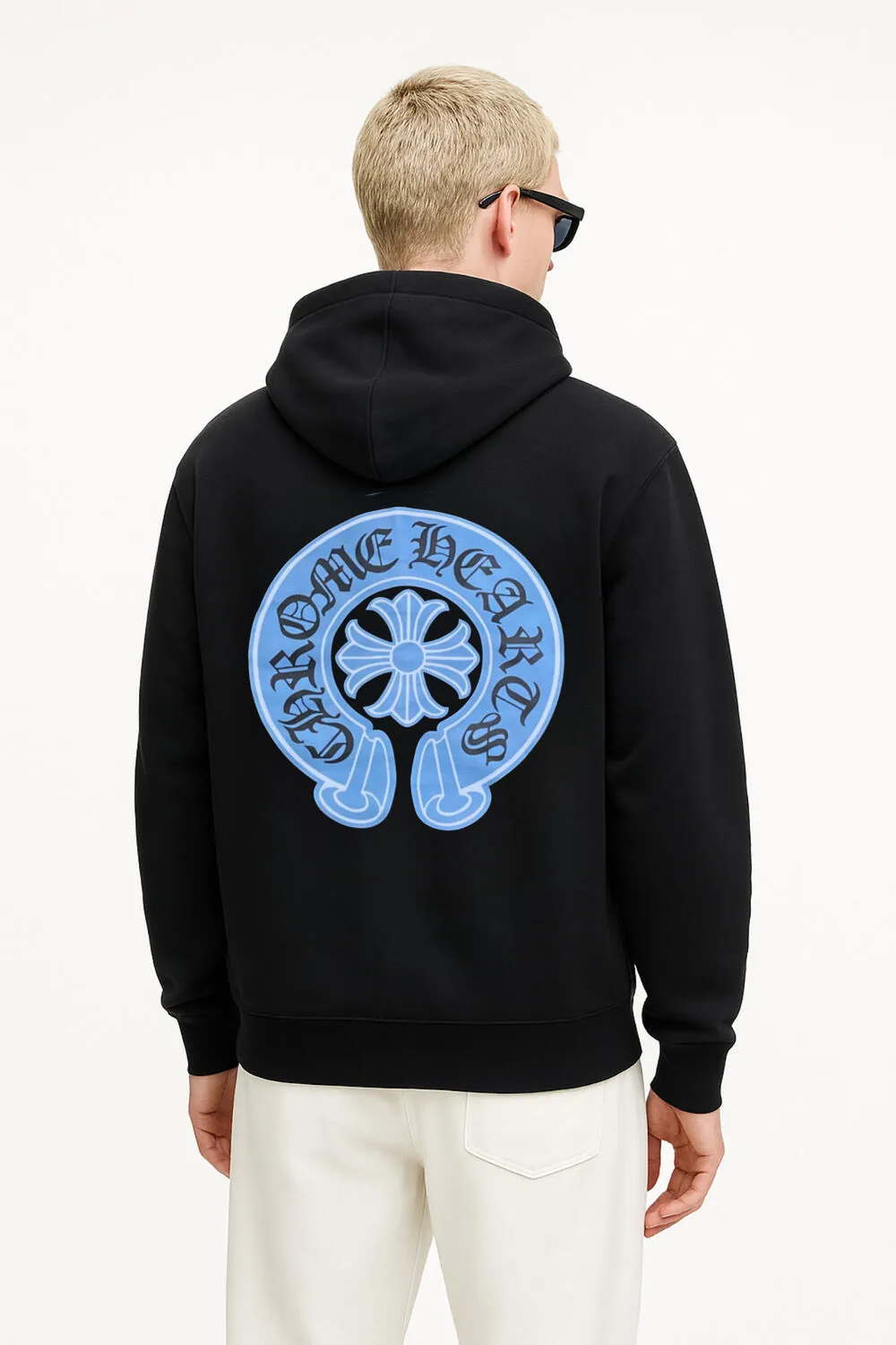 Зіп худі Chrome Hearts Blue Logo 1162