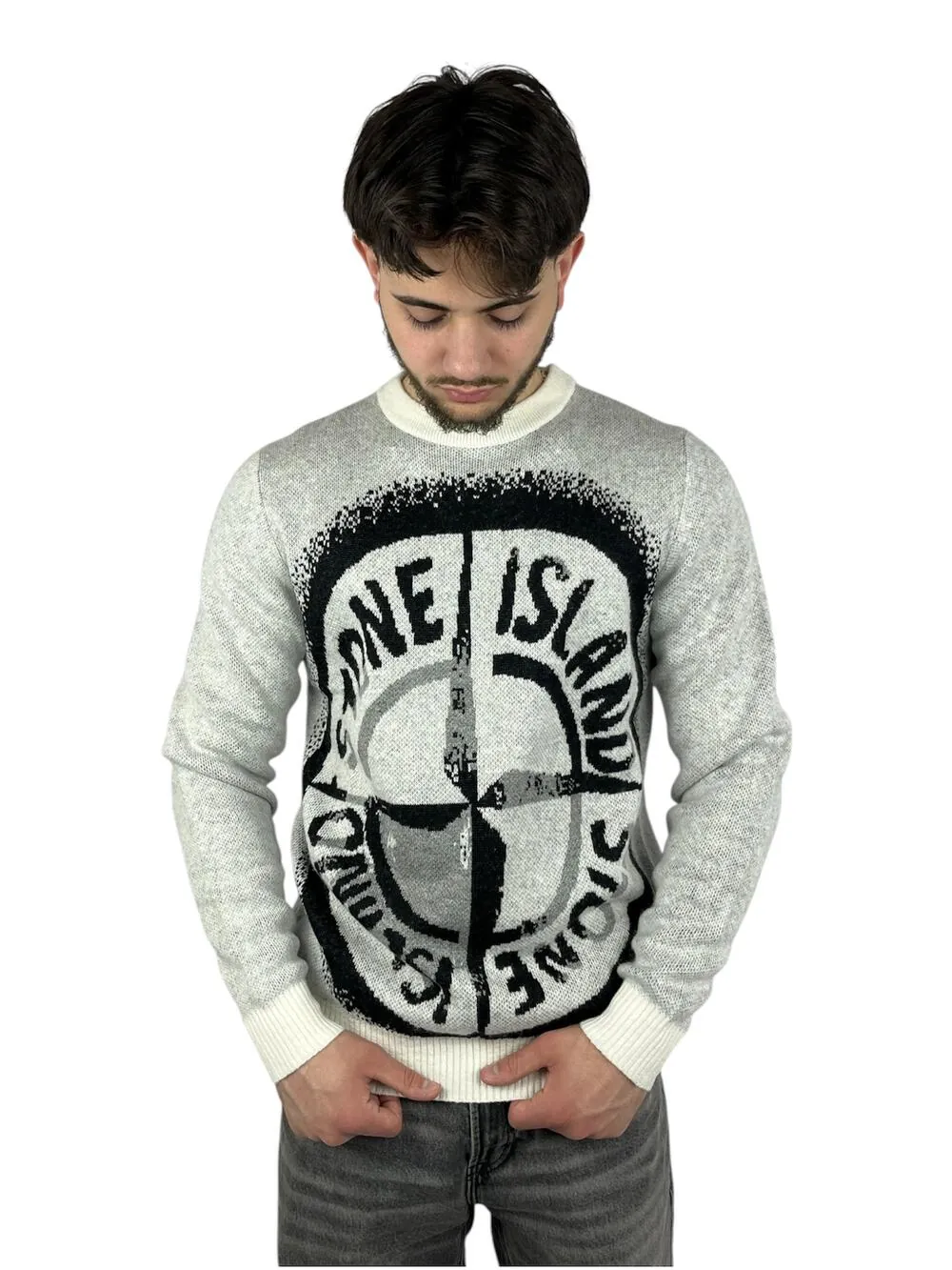 Светр Stone Island Gray Large