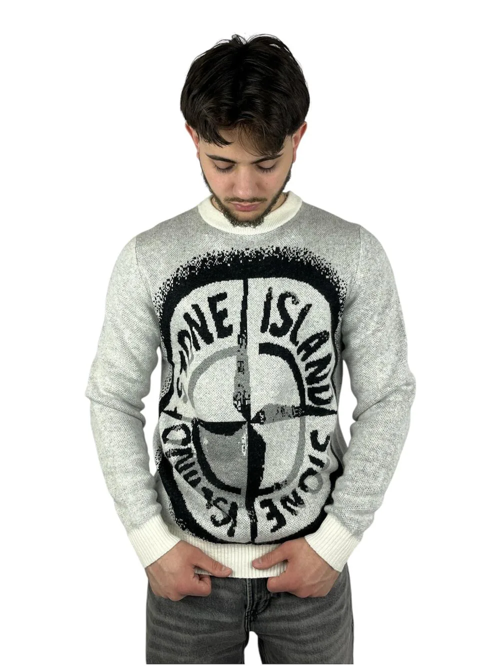 Светр Stone Island Gray Large