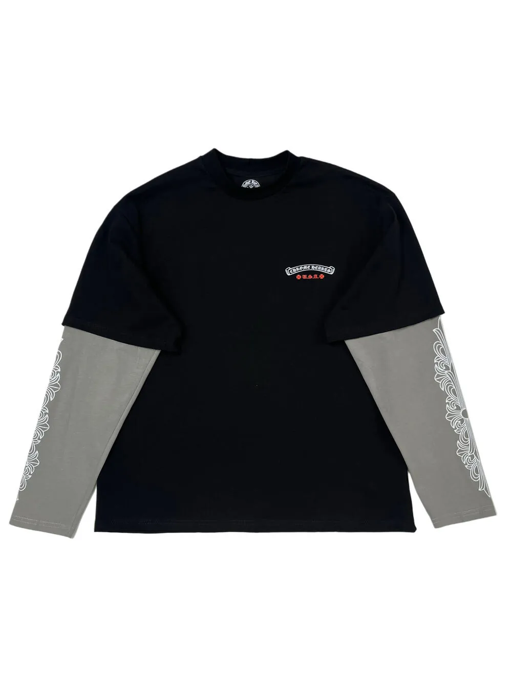 Лонгслів Chrome Hearts USA print