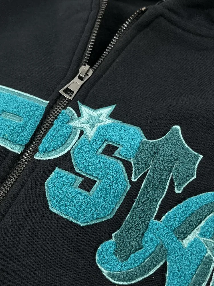 Зіп худі Trapstar various embroidered logo