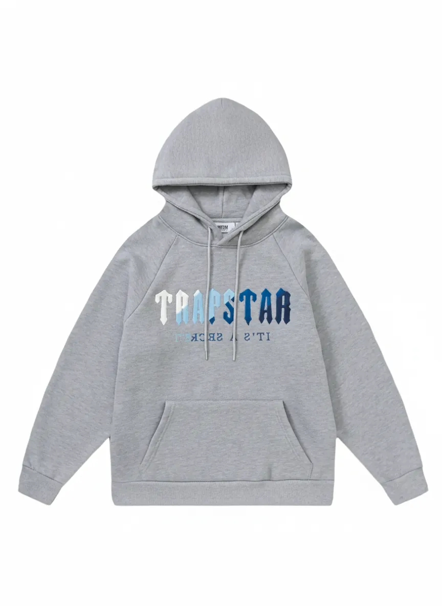 Худі TRAPSTAR Logo White-Blue