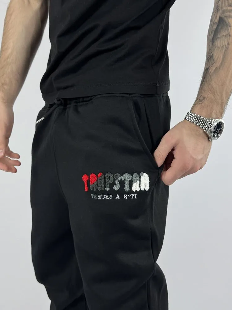 Штани TRAPSTAR Logo Red-Black & Gray
