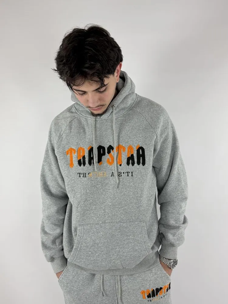 Худі TRAPSTAR Logo Orange-Black