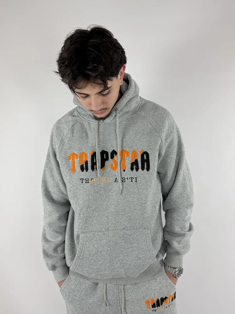 Худі TRAPSTAR Logo Orange-Black