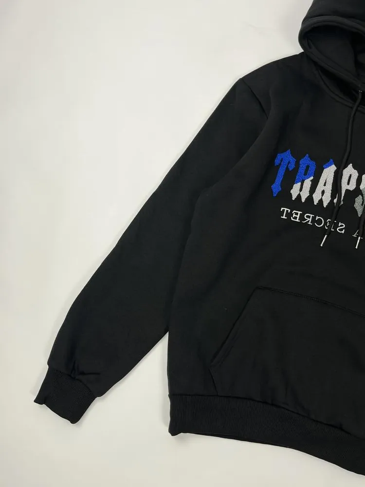 Худі TRAPSTAR Logo Blue-White & Gray