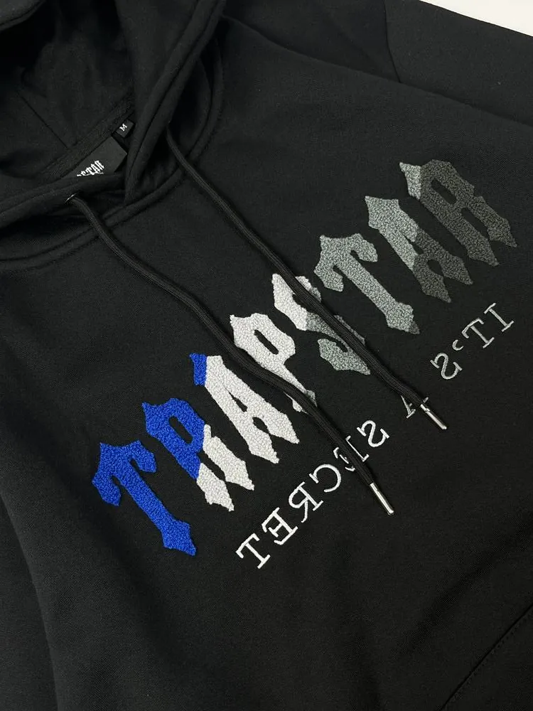 Худі TRAPSTAR Logo Blue-White & Gray