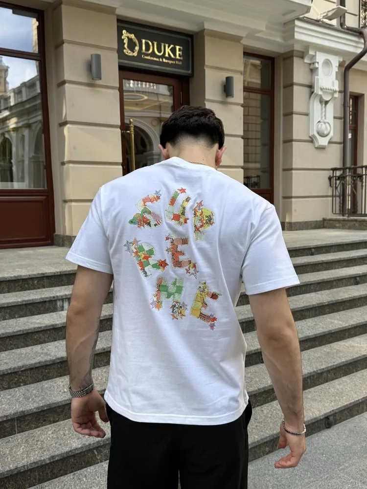 Футболка Supreme Patchwork