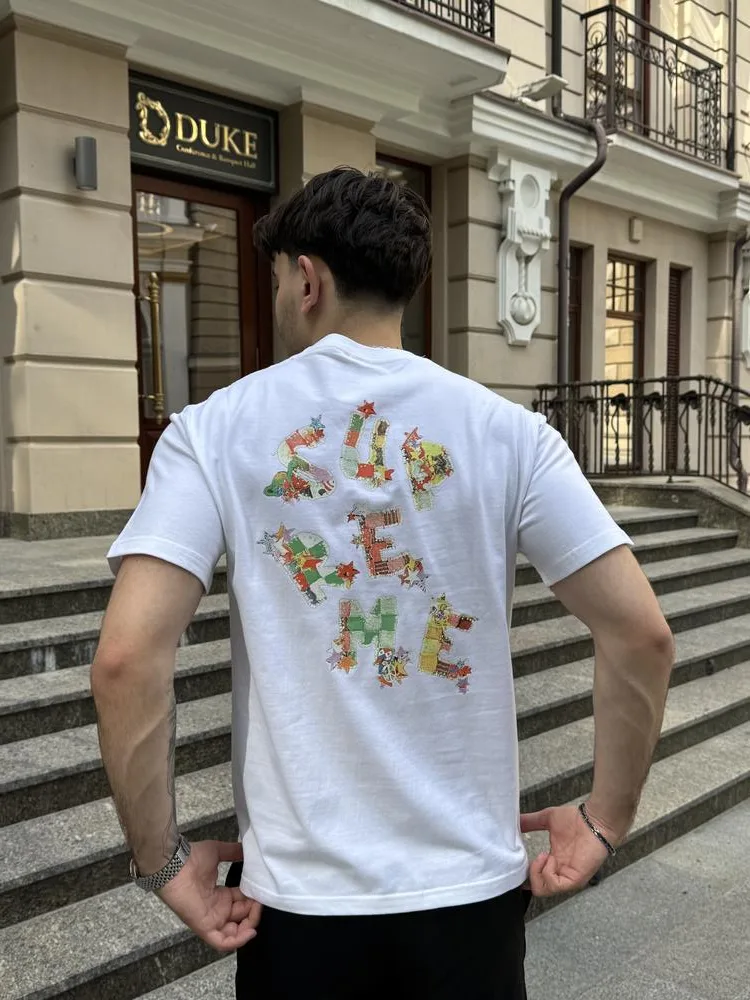 Футболка Supreme Patchwork