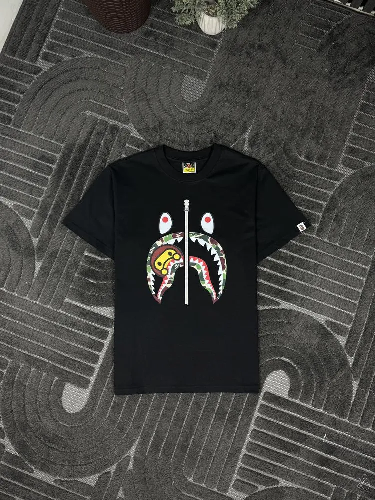 Футболка Bape Shark Milo Camo