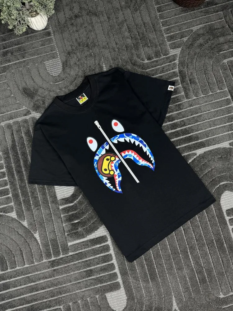 Футболка Bape Shark Milo Camo