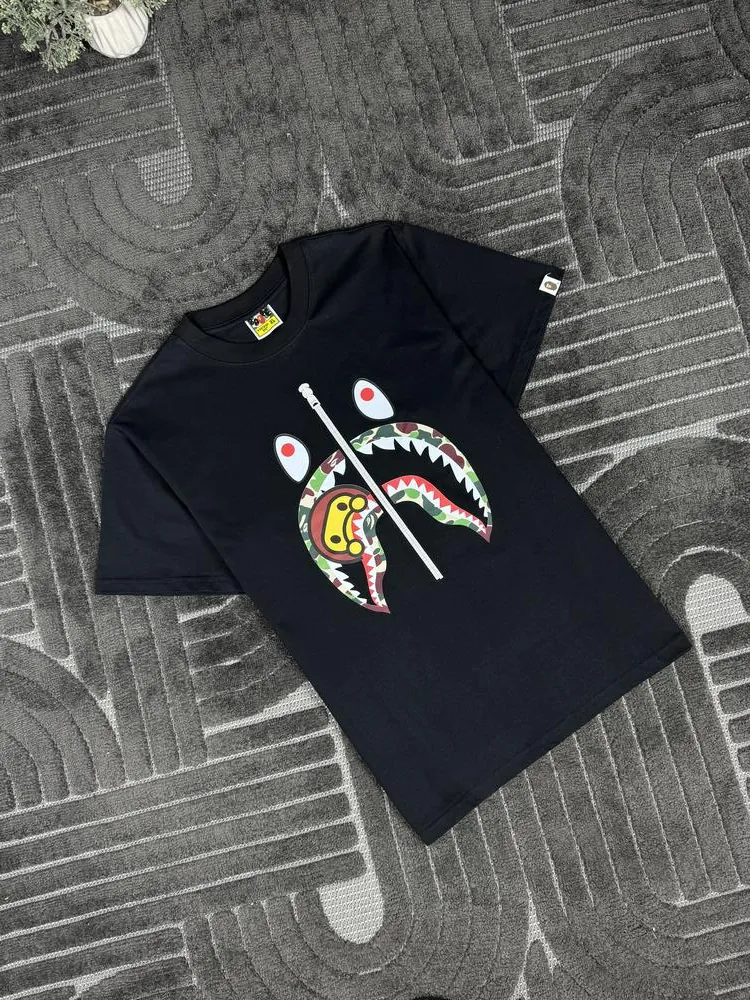 Футболка Bape Shark Milo Camo