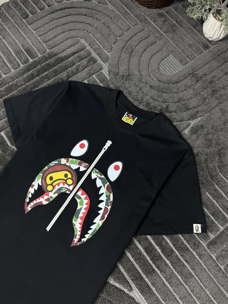 Футболка Bape Shark Milo Camo