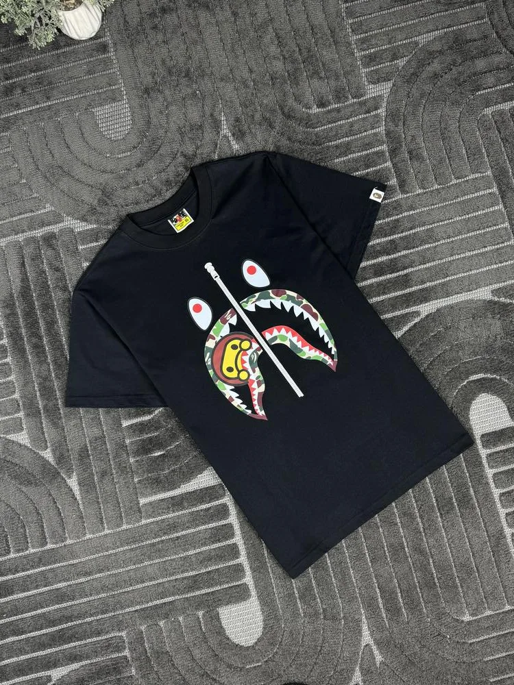 Футболка Bape Shark Milo Camo
