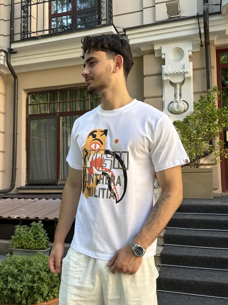 Футболка Bape Tiger Shark