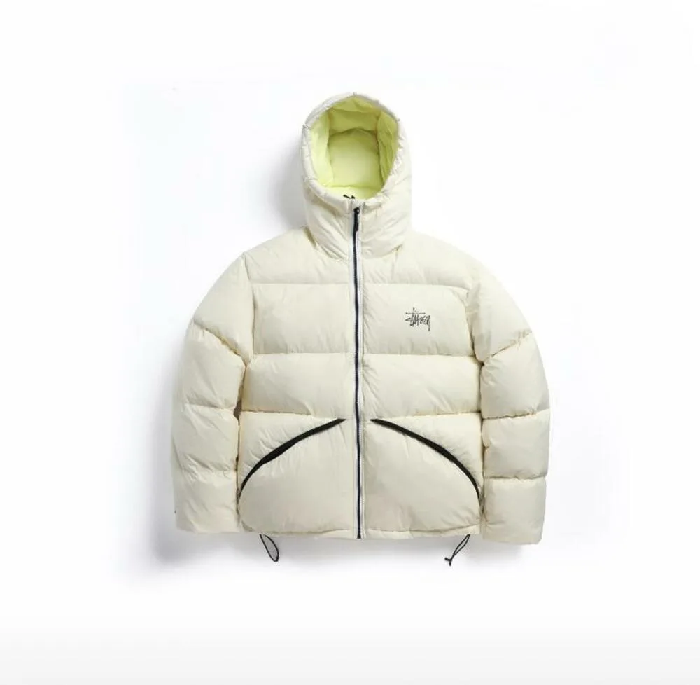Пуховик Stussy Black Pink